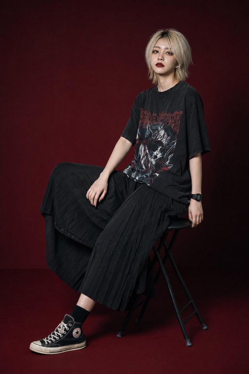 Modern Gothic High-Fashion Portrait
