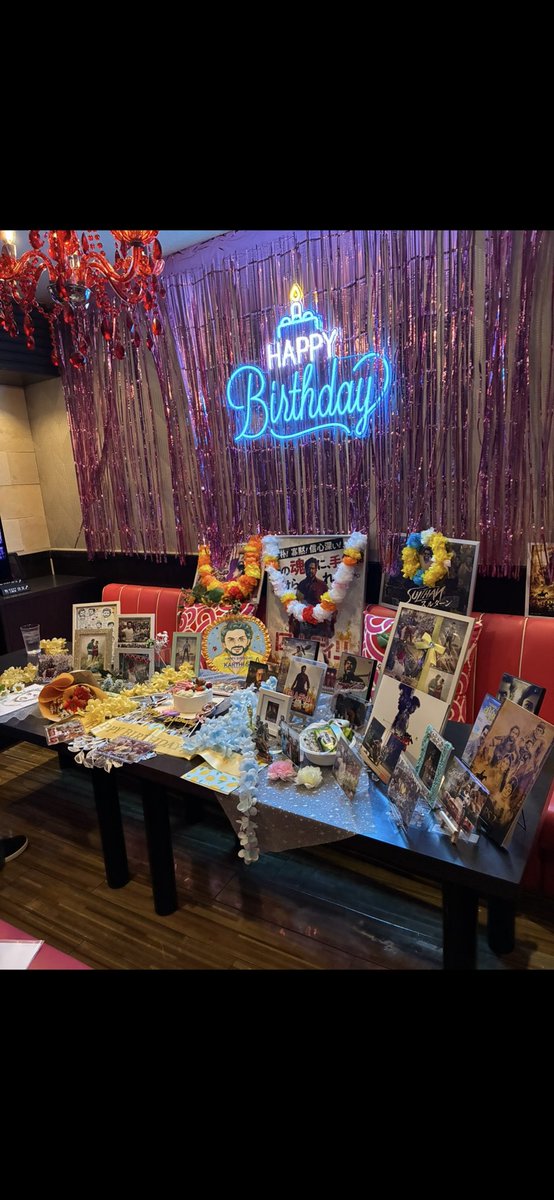 higaokako's tweet photo. カールティさん、お誕生日おめでとうございます！🎂
昨日は東京でファン仲間とお誕生日会をしました！🥳
ますますのご活躍をお祈りしています！
日本から愛をこめて💕
#HappyBirthdayKarthi #HBDKarthi #karthi https://t.co/bH4qLwdOIB