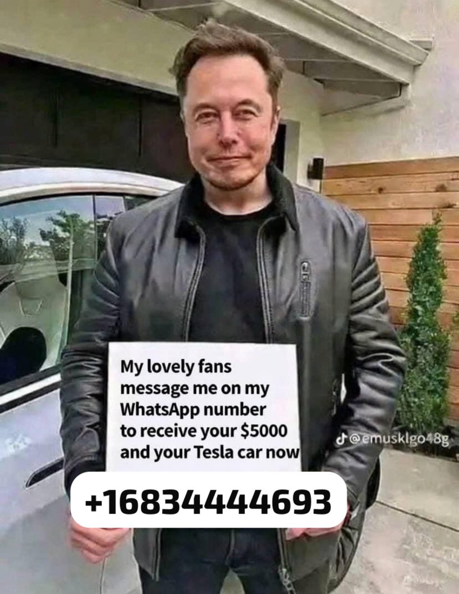 ceotesla7421's tweet photo. @ElonMuskAOC Text me privately on WhatsApp with the number written on the paper https://t.co/bSRgcA1usS