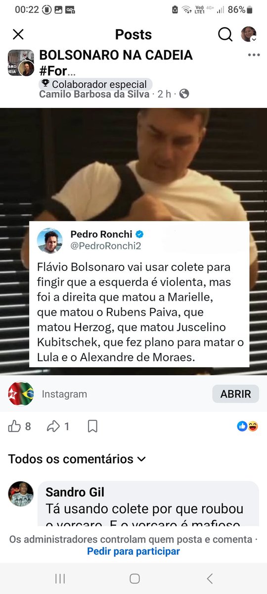 IaraTei97071032's tweet photo. @pesquisas_elige @JosAntn70295004 @FlavioBolsonaro Tá com medo porquê ROUBOU o dinheiro roubado de outro ladrão.
Lembram que o SICÁRIO foi suicidado? https://t.co/wLLrERV9vg
