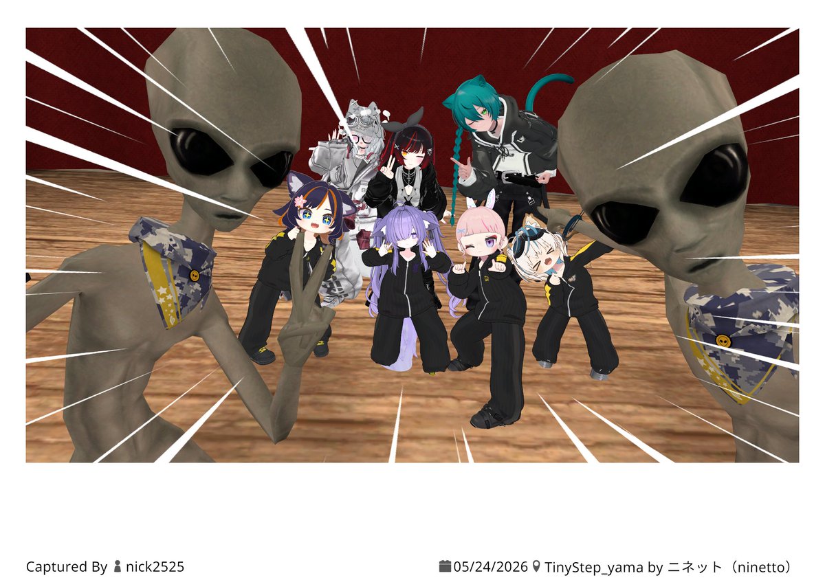 yorozuyaraisan's tweet photo. 昨日は #たいすてVRC さんでLiLaC初お披露目でした～！
ソロからチームダンス、アバター仕込みまで多種多様なショーに溢れていて楽しかったー！✨
合宿3期生の方も多くて界隈が盛り上がってる感じ！

僕達の今回のテーマはAPOPで純Lock。また世界観を広げて新作を卸しますのでお楽しみに～🔥🍀 https://t.co/oGVU44gBS7