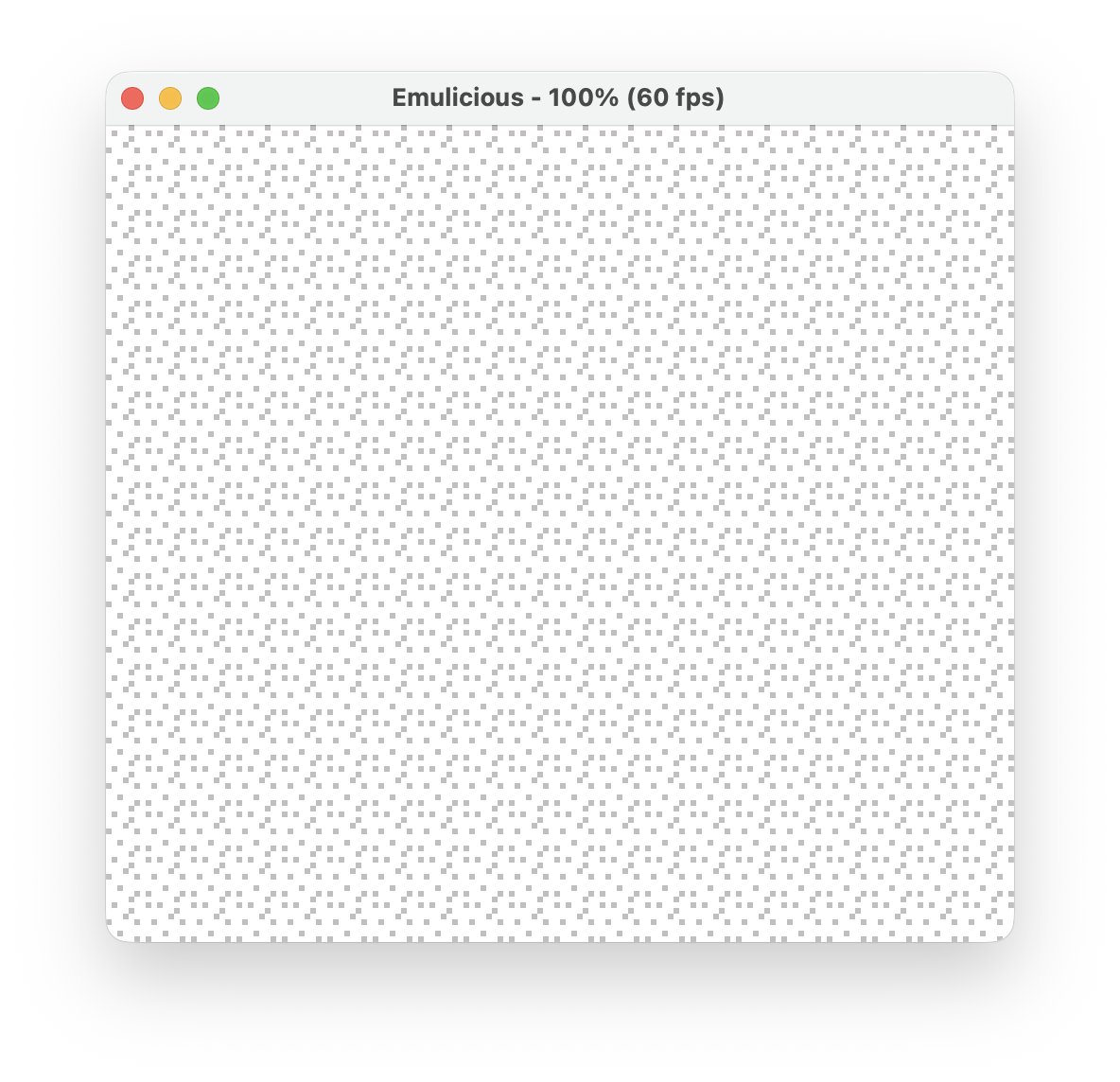 gidrekdev's tweet photo. Después de un rato, pude ya poner un tile en el GB, básicamente es mover bits en los registros, esperar a que haya VBlank para copiar los datos y luego pintarlos. https://t.co/0sUXo5fuPJ