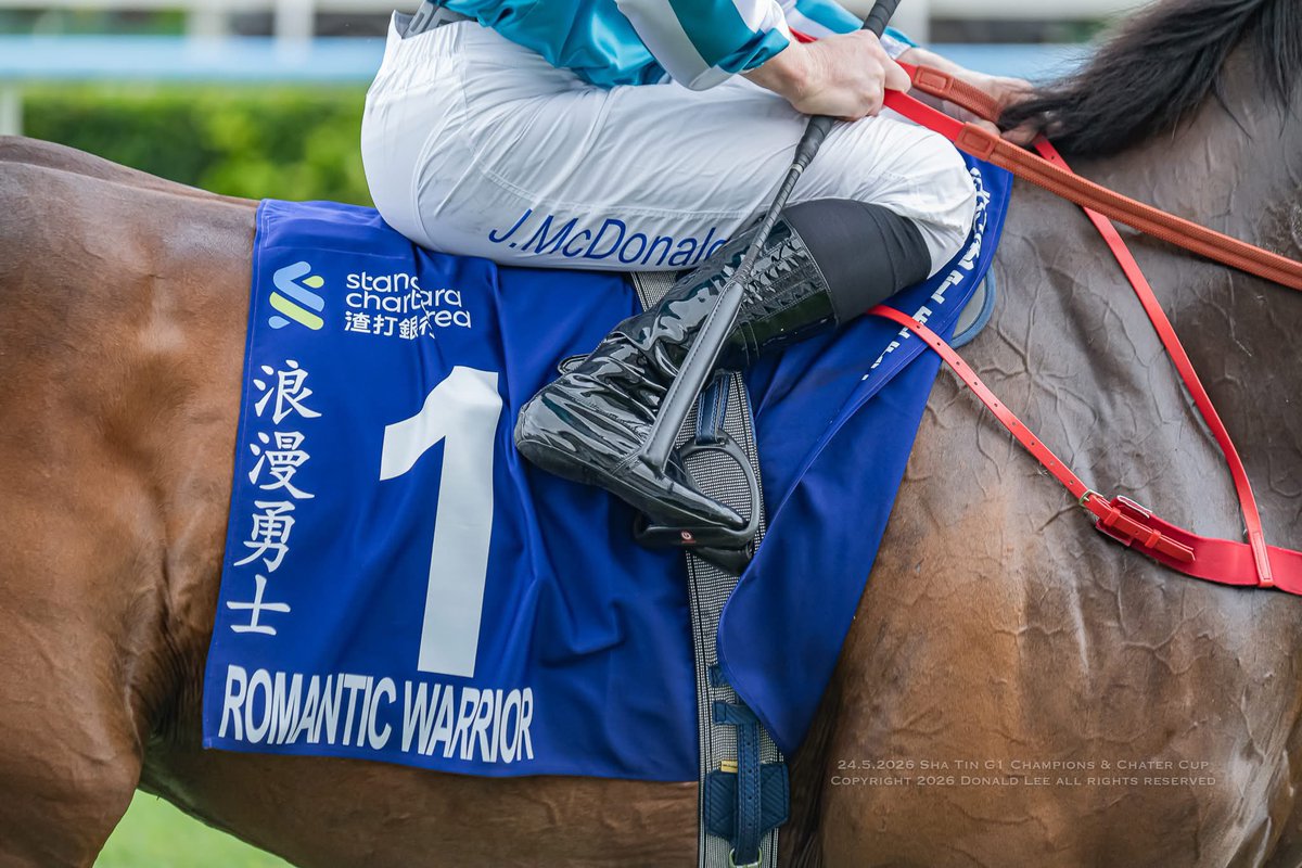 LeeMingDonald's tweet photo. Romantic Warrior wins the G1 Champions &amp; Chater Cup 🏆  @mcacajamez 

#HKracing https://t.co/4FC9OYoTDb