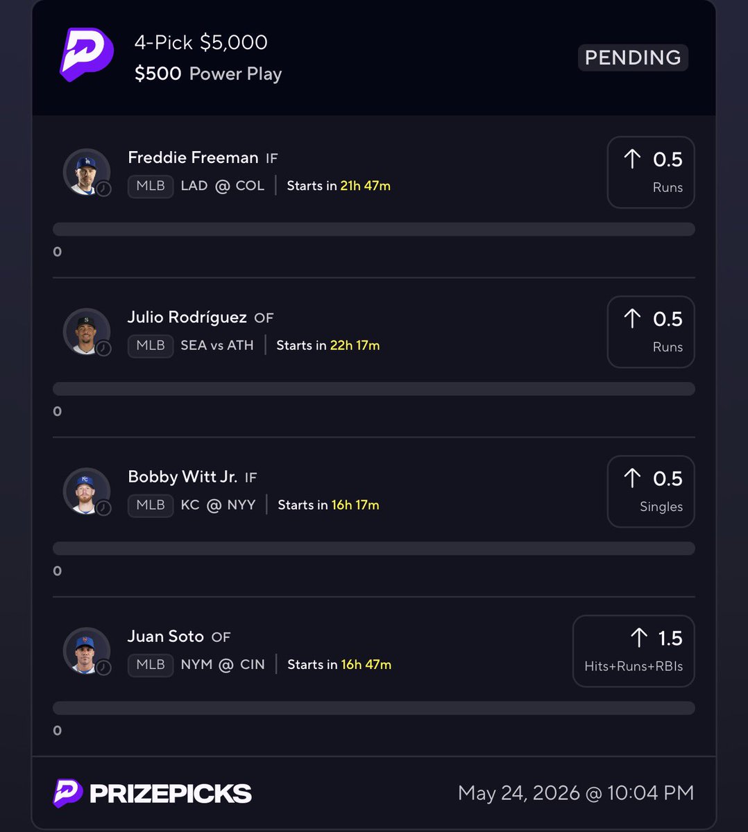 HammerPicks69's tweet photo. $500 to 5 people THAT LIKE+ RT💜

⚾️ PRIZEPICKS 10X ⚾️

Link 🔗 below 👇 https://t.co/PlUScGBuV8