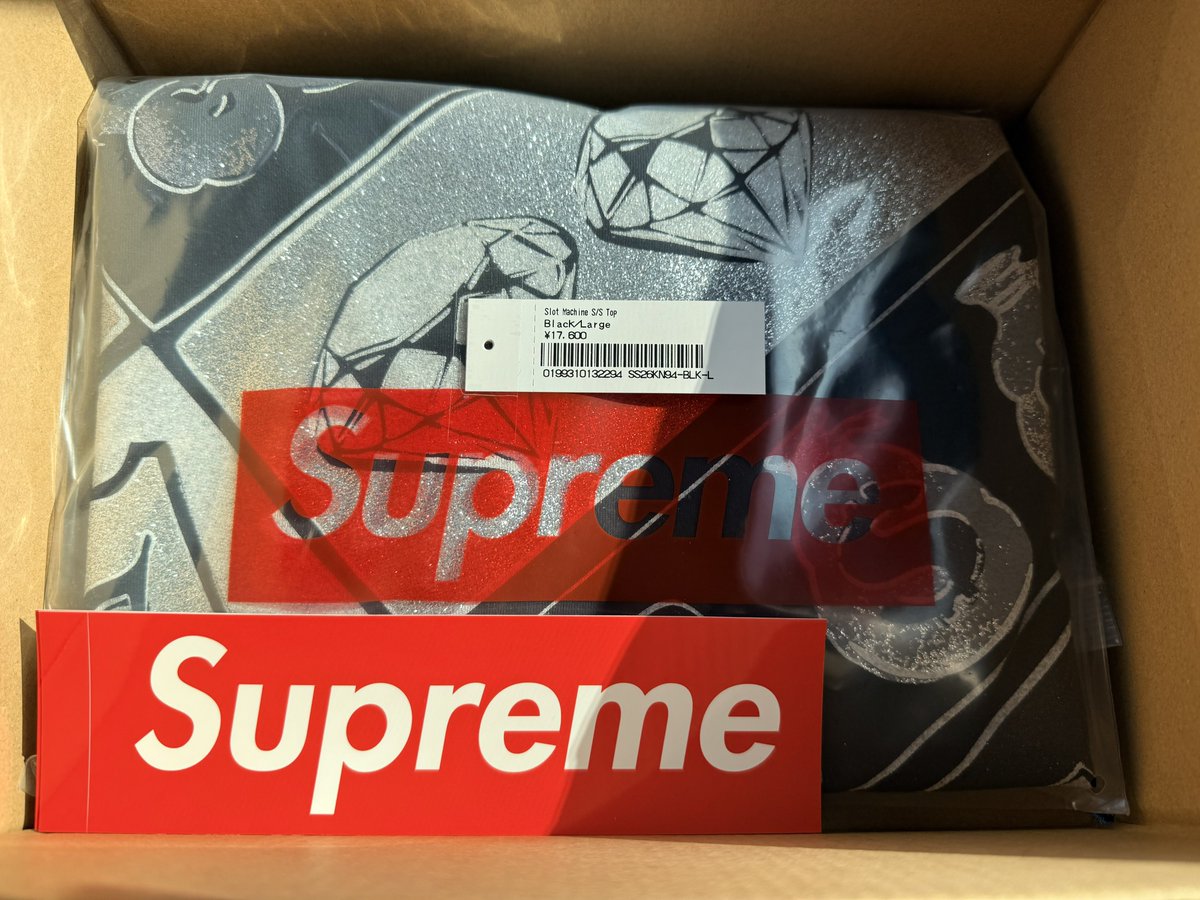 Supreme Slot Machine S/S Top スロット柄