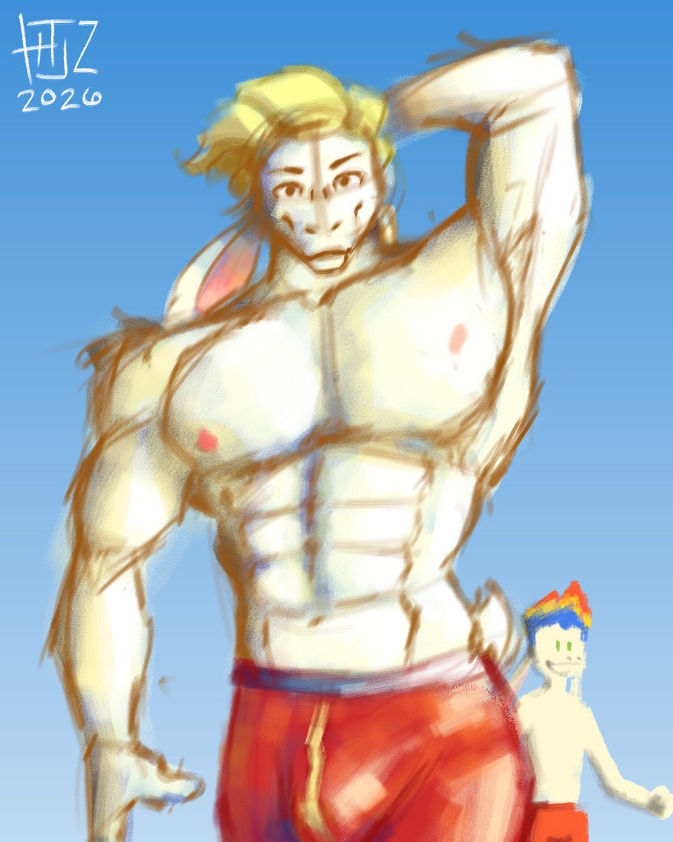 HTJZJh0nNTh0mas's tweet photo. I need a distraction.
< m < "
Uhhhhh . . .
((0 m 0)
Here's a practice sketch for the time being.
/ w `
#leyónashtid_flowerbed #furry #furryarts #bara #watermark #sketch #gay #Goaters #zandrielflowerbed #FURRY https://t.co/6fwxwVtlMU