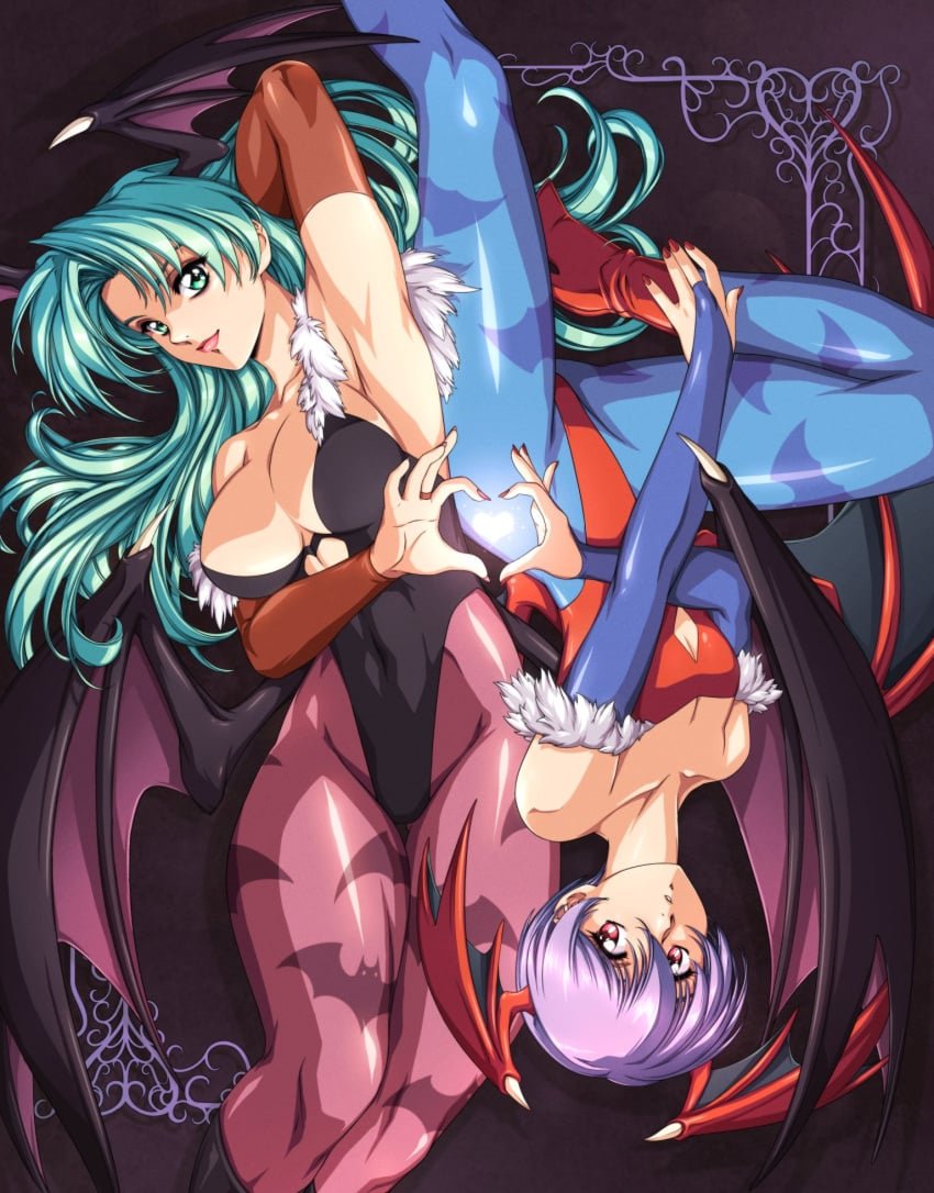 Morrigan and Lilith Aensland tweet media