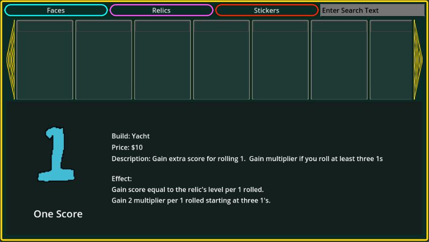 ProfBytes's tweet photo. Finally got around to starting to work on one of the major parts of the game that are left, the item gallery and descriptions. It's gonna be a lot of work, but the gallery itself is almost done. #indiedev #indiegame #gamedev https://t.co/hSc0xQXyYV