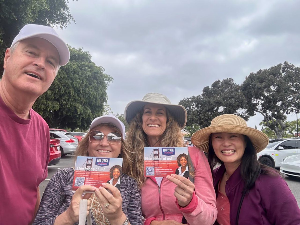 EbieLynch's tweet photo. A Vote for Ebie is a Vote for all Californians🇺🇸🌟

Choose Ebie Lynch for California Lieutenant Governor today!

#votenow #California #EbieLynch #June2nd #LieutenantGovernor #Leadership #VoteEbie #VoteForChange #california #election2026 #Community #unity https://t.co/gAQ9deLTiQ