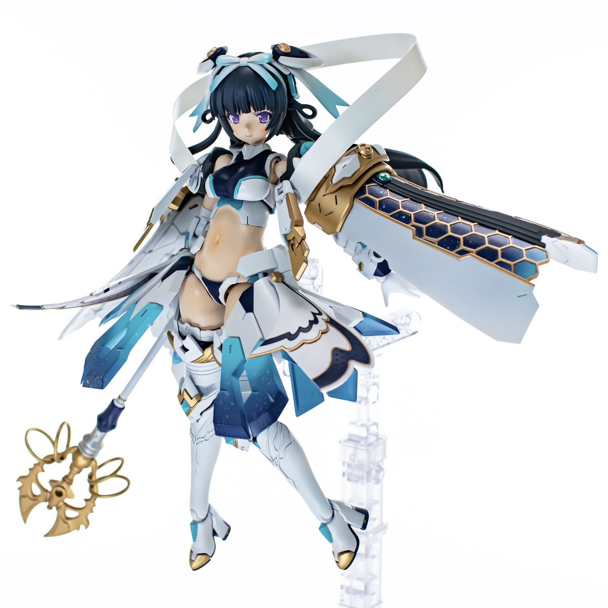 Nirlet_'s tweet photo. #みんなのFAガール見せてください

【マガツキ　-迦具夜-】

''かぐや姫''をモチーフに複数のコトブキヤキットを使用して制作したお気に入りです😊 https://t.co/umjT4usxYl