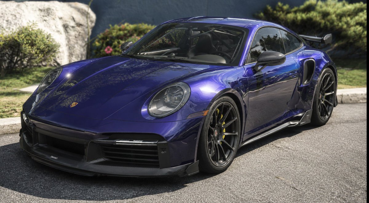 PokeOver2's tweet photo. Custom colors by me. I call it Purification Purple. What is Purification Purple? A deep iridescent metallic violet with blackened indigo base with ultraviolet pearl highlights. Get it in direct sunlight, it's a stunning blue with depth and character. @forzahorizonofficial #Forza https://t.co/x4QcqPDqtx