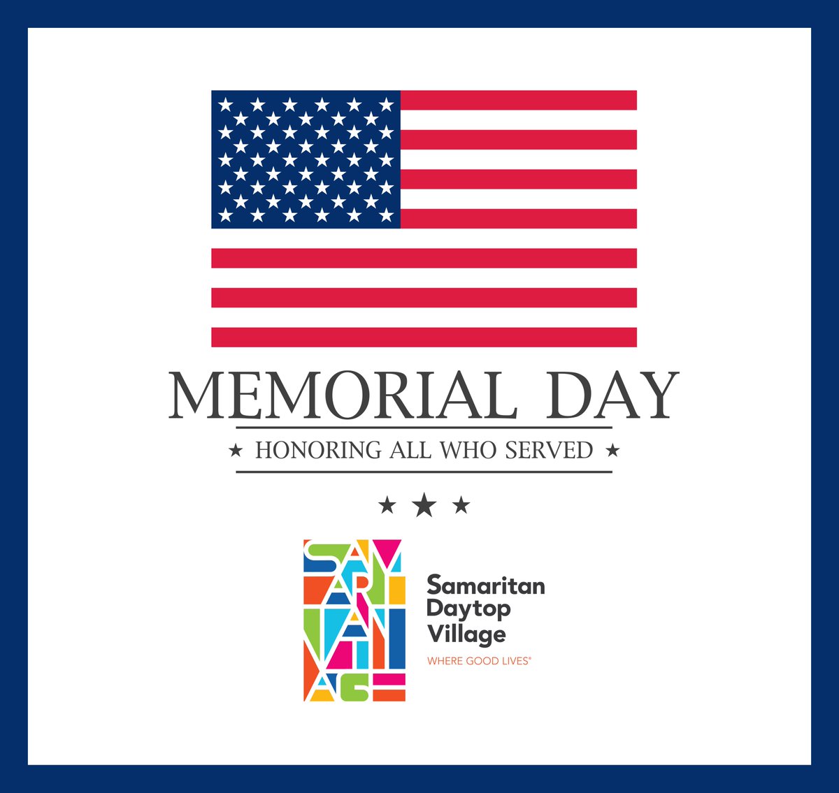samaritanny's tweet photo. Today, on #MemorialDay, we #rememberandhonor the generations of service members who made the ultimate sacrifice for our country. We also hold in our hearts the families, friends, &amp; loved ones who carry their memories forward from generation to generation.

https://t.co/r4LbfTmkqJ https://t.co/6wfdiXjbKF