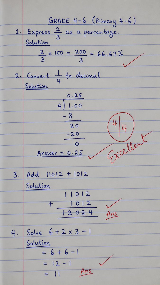 jjmathclass's tweet photo. Fractions and percentages, PEMDAS for grade 4 -6. #MathLogic #math #MathMadeEasy https://t.co/nyedae4AnZ