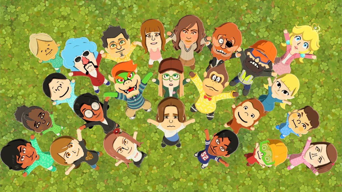 DaNintendude's tweet photo. Here are all my Tomodachi Life: Living the Dream Miis so far.

12 of them are based on fictional characters.
12 of them are completely original.
Perfectly balanced. https://t.co/AV910Sr8DZ