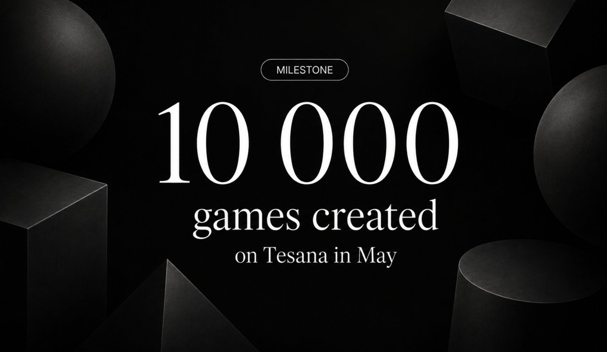 Tesana - Make games with AI tweet media
