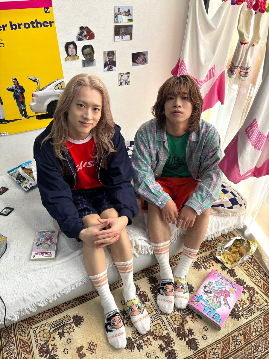 Aho&younger brother」 新アイテムのご紹介👬 『Character Socks』 M