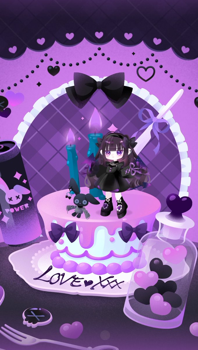 hllia02's tweet photo. 🖤🐰💜

#ポケユニ
#ポケユニコーデ https://t.co/l5wGn1Lp7r
