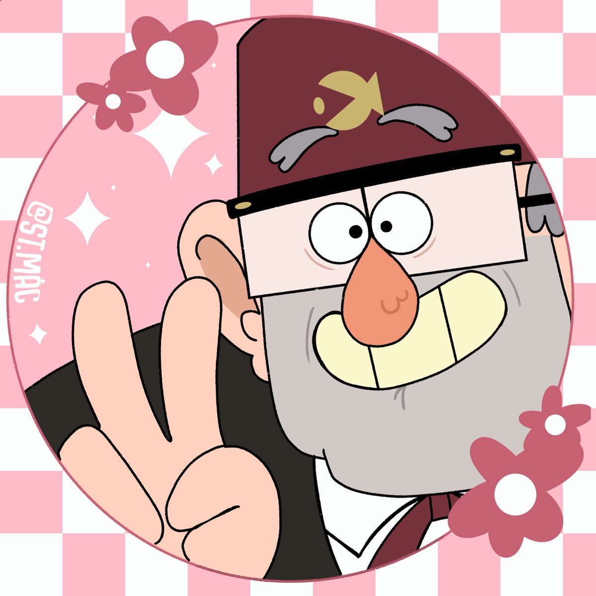 StMac333's tweet photo. 🎱Sorry I haven’t been around here. Not gonna lie things got a little tough on me but alls good!! Here have a kawaii Stan on me on the house!🌸🌸🌸🌸🎱
•
•
•
( #GravityFalls #GrunkleStan #StanPines #StanleyPines ) https://t.co/FxVz4znF1X