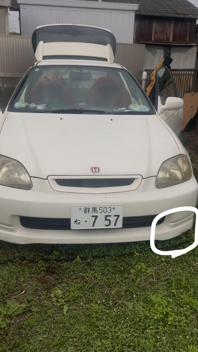 kawaii_es1's tweet photo. シビック タイプR EK9売ります

希望額200万

群馬県から

距離17万キロ
マフラーj.s（純正なし）
内装内張りあり、シートあり

エンジンノーマル
車高調 kts
ハンドルクイックリリースnrg.無限
ホイール純正

傷、凹みあり
曲がる、走る問題なし

冷却系一式交換済み
#車売ります 
#EK9 https://t.co/uFwUZ1YbRf