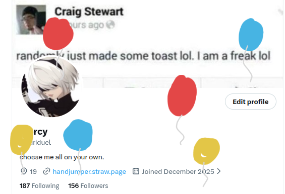 yuriduel's tweet photo. i gave myself birthday balloons because twitter is being greedy https://t.co/9FiOg1ue51