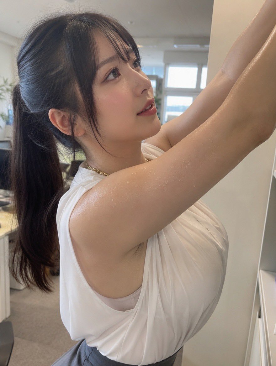 chisato362564's tweet photo. こんにちは🩷ちさとです🥰今日はお仕事してました☺️普段と違ったOLっぽいオフィスカジュアルです💕何だかちょっと視線を感じます😇

今回もプロンプトをお借りしました☺️いつもありがとうございます❤️

original illustration. #AIgirl #AI美少女 #AIart #AIphoto https://t.co/TEJJM5jKRM