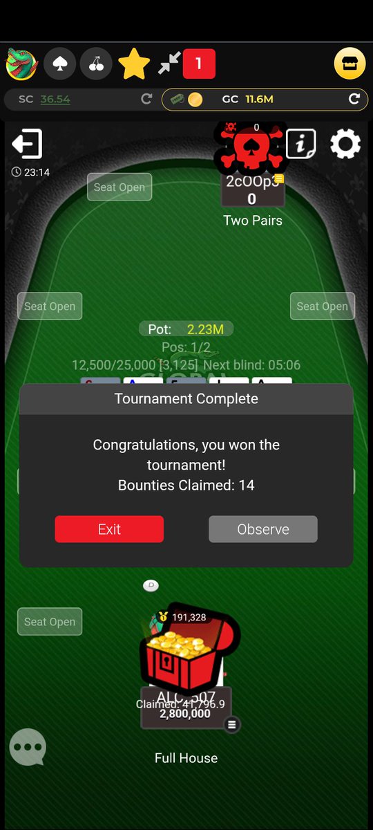 ALC_507's tweet photo. 1st place me hehe 🏆🐍😁 "GPC Rattlesnake 15-L: GC 7,500,000 Guaranteed [Progressive Bounty]" @official_glp ❤️ https://t.co/8IO5A1uswa