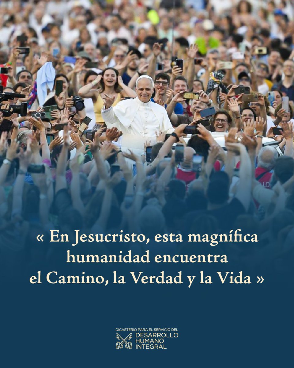 vaticanIHD_ES's tweet photo. 📣 El Papa León XIV presenta #Magnificahumanitas : "edificar un mundo en el que todos puedan 'florecer' exige una corresponsabilidad valiente". En el centro se sitúa la dignidad del ser humano como criterio para orientar el progreso técnico. 🌍
Más info: https://t.co/yxezC3HNfz https://t.co/m5FSDWPkOa