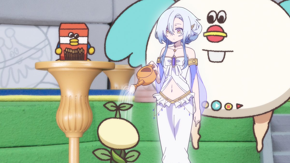 TVアニメ『女神「異世界転生何になりたいですか」俺「勇者の肋骨で」』 tweet media