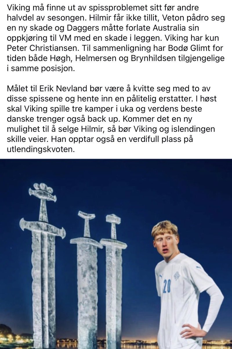 Oss Mot Resten Av Verden tweet media