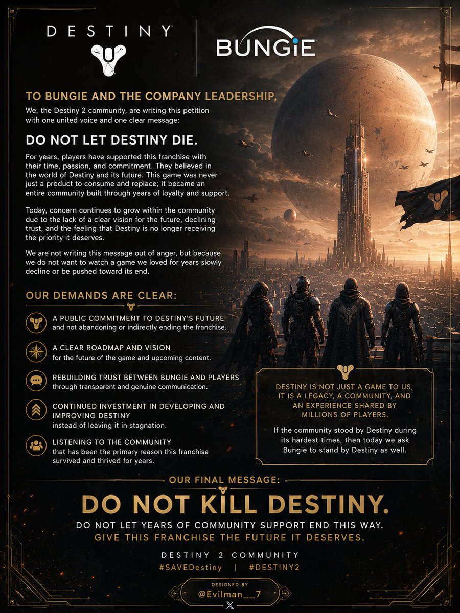 Evilman__7's tweet photo. 🫰

@Bungie 
@DestinyTheGame 
#destiny2 
#destiny2clips https://t.co/HFXPuMX0jd