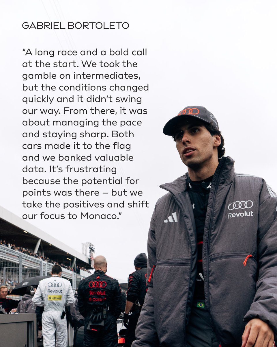 Audi Revolut F1 Team tweet media
