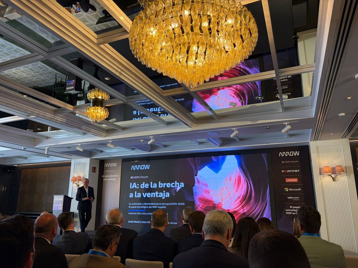 controlsys_es's tweet photo. Encantados de haber participado en el XI MSP Fórum de Arrow, un evento muy enriquecedor para compartir conocimiento, tendencias y visión de futuro del sector.

#MSP #Arrow #Controlsys #Tecnología #Innovación #Networking https://t.co/3Sk15H3Do2