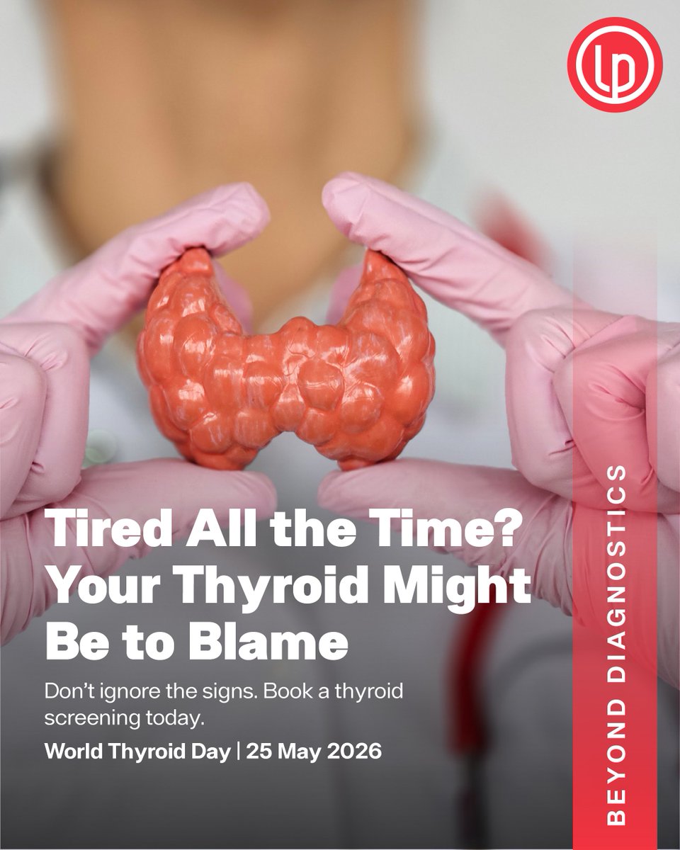 labpartnerszw's tweet photo. Thyroid disorders affect MILLIONS—and women are 5-8x more likely to develop them.
The problem? Symptoms are vague and often dismissed.
The solution? A simple blood test.
Don't ignore the signs. Book a thyroid screening today.
#WorldThyroidDay #LabPartners #WomensHealth https://t.co/Q4tgzQy0hc