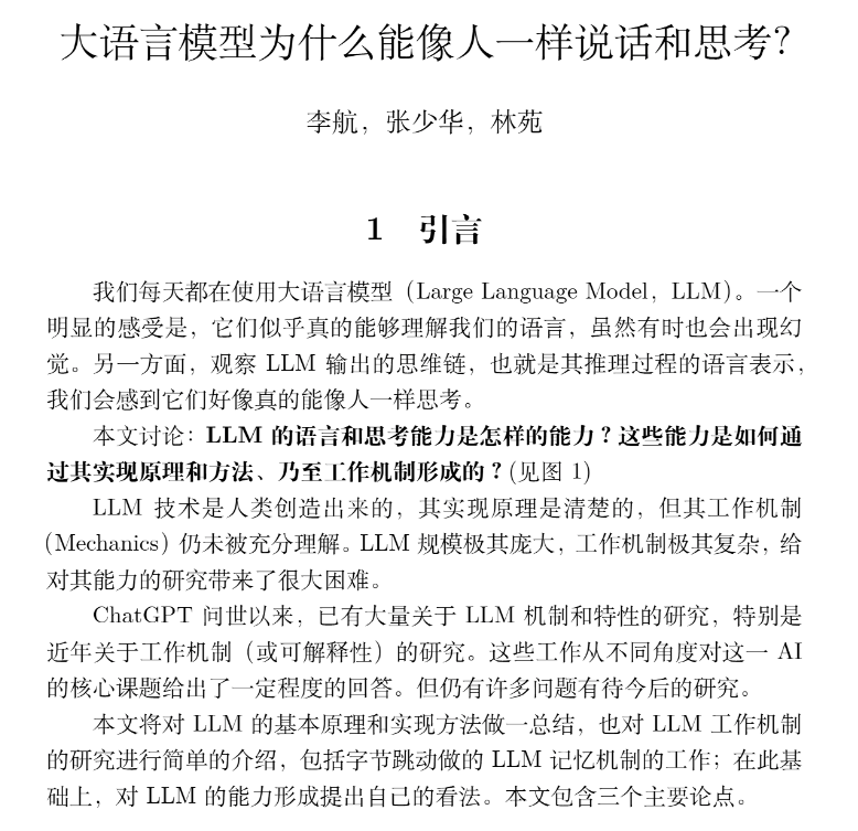 jiqizhixin's tweet photo. Why can large language models speak and think like humans?

Link: https://t.co/Rx0eFosDMV https://t.co/S99vy9tt8S