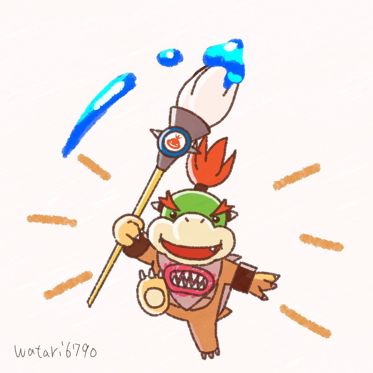 watari6790's tweet photo. クッパjr.くん https://t.co/Yi1HrJHbUg