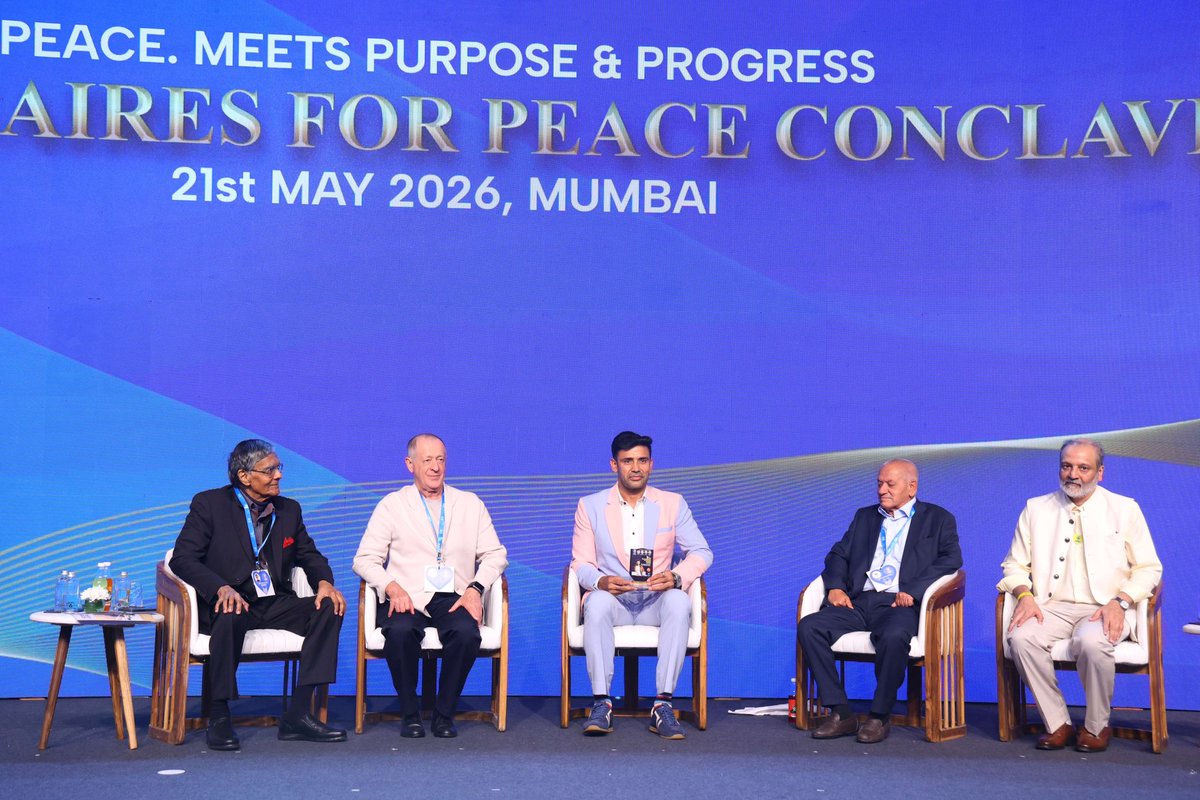 Sangram_Sanjeet's tweet photo. Billionaire Peace Award 🥇✨
Pleasures to meet and interact 5 Noble Award Winners &amp; many dignitaries from different fields. Special thanks to Wockhardt group to organise it🙏🤞 https://t.co/2u8b7JP1QH