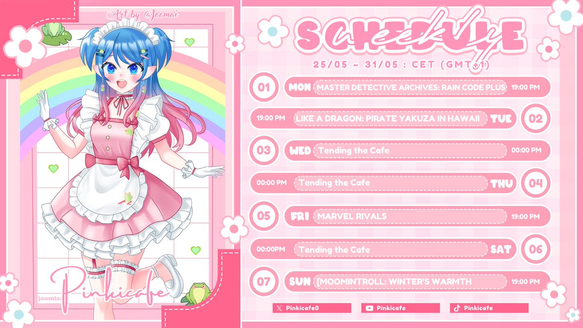 Pinkicafe「 Magical Frog Girl 🐸🌸 」 tweet media