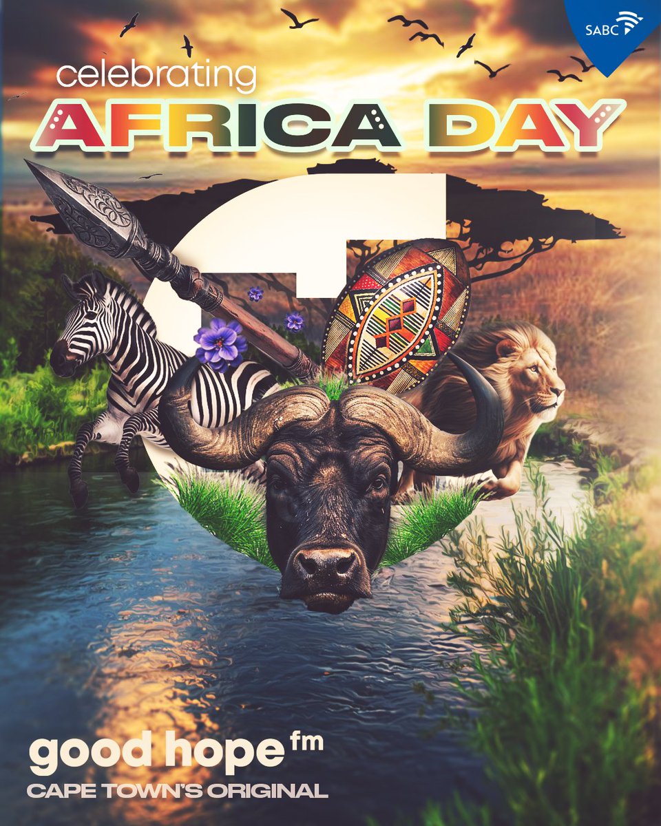 GoodHopeFM's tweet photo. 🌍❤️ Celebrating the rhythm, culture, stories, and spirit of Africa this #AfricaDay!   

From Cape Town to the continent, we’re proud to share the sounds that connect us all. 🇿🇦✨  

Happy Africa Day from the Good Hope FM family! 🎶  

#CapeTownsOriginal https://t.co/xM01HZ0l1n