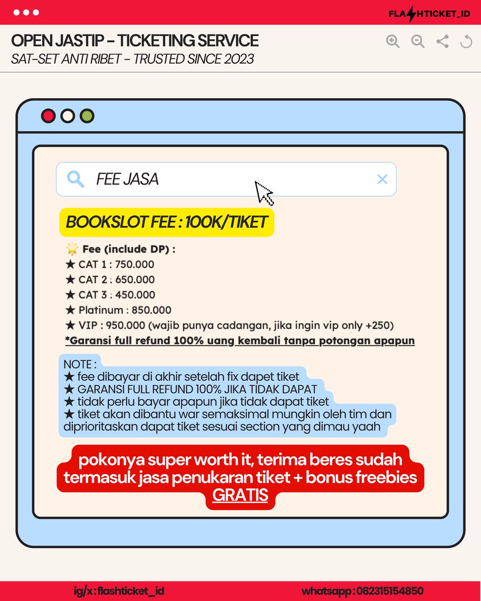 JASTIP WAR TIKET THE WEEKND, WESTLIFE, BABYMONSTER tweet media