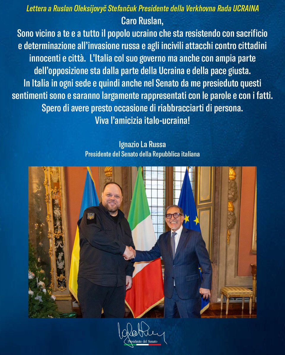 Ignazio La Russa tweet media