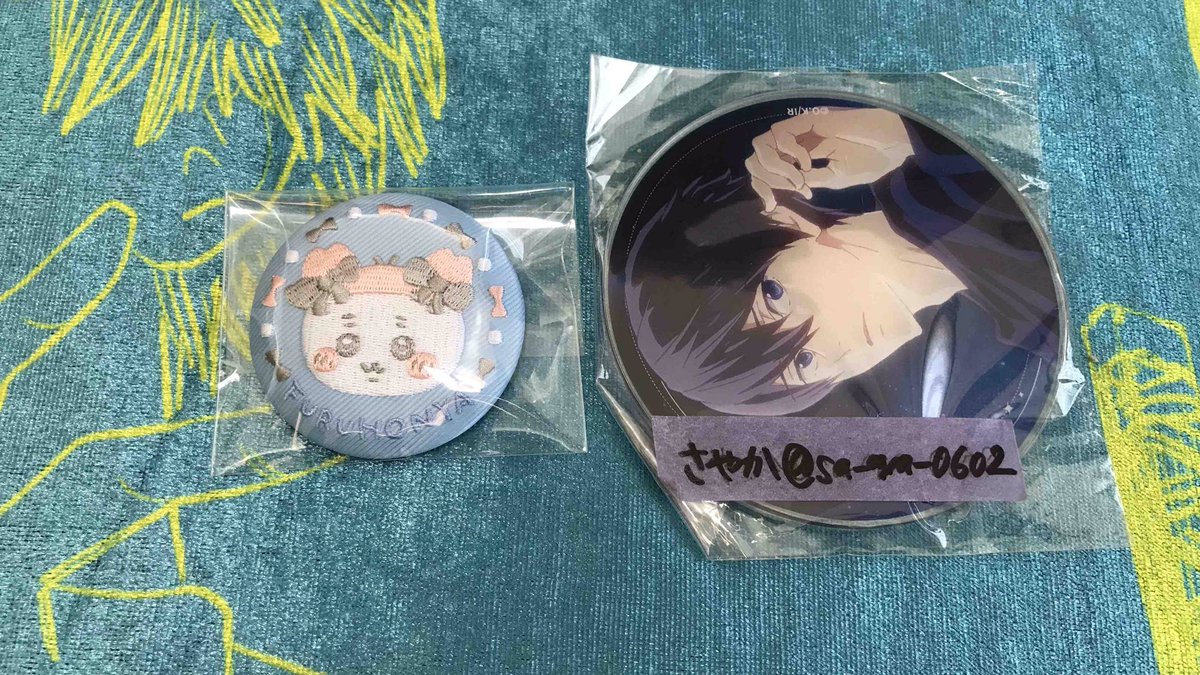 交換譲渡】ちいかわ 刺繍缶バッジ 刺繍缶バッジビスケット2 缶バッジ