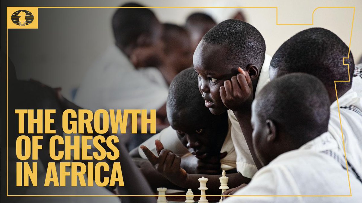 FIDE_chess's tweet photo. Today, on Africa Day, we celebrate the remarkable growth of chess across Africa ♟️🌍

From school programs and refugee camp initiatives to elite international events and record-breaking achievements, chess on the continent is growing faster than ever.

With Africa now prioritized to host the 2032 Chess Olympiad, a new chapter for global chess is being written.

Read the full story and discover how chess is transforming communities across Africa:
🔗 https://t.co/4UiWmQiGSA