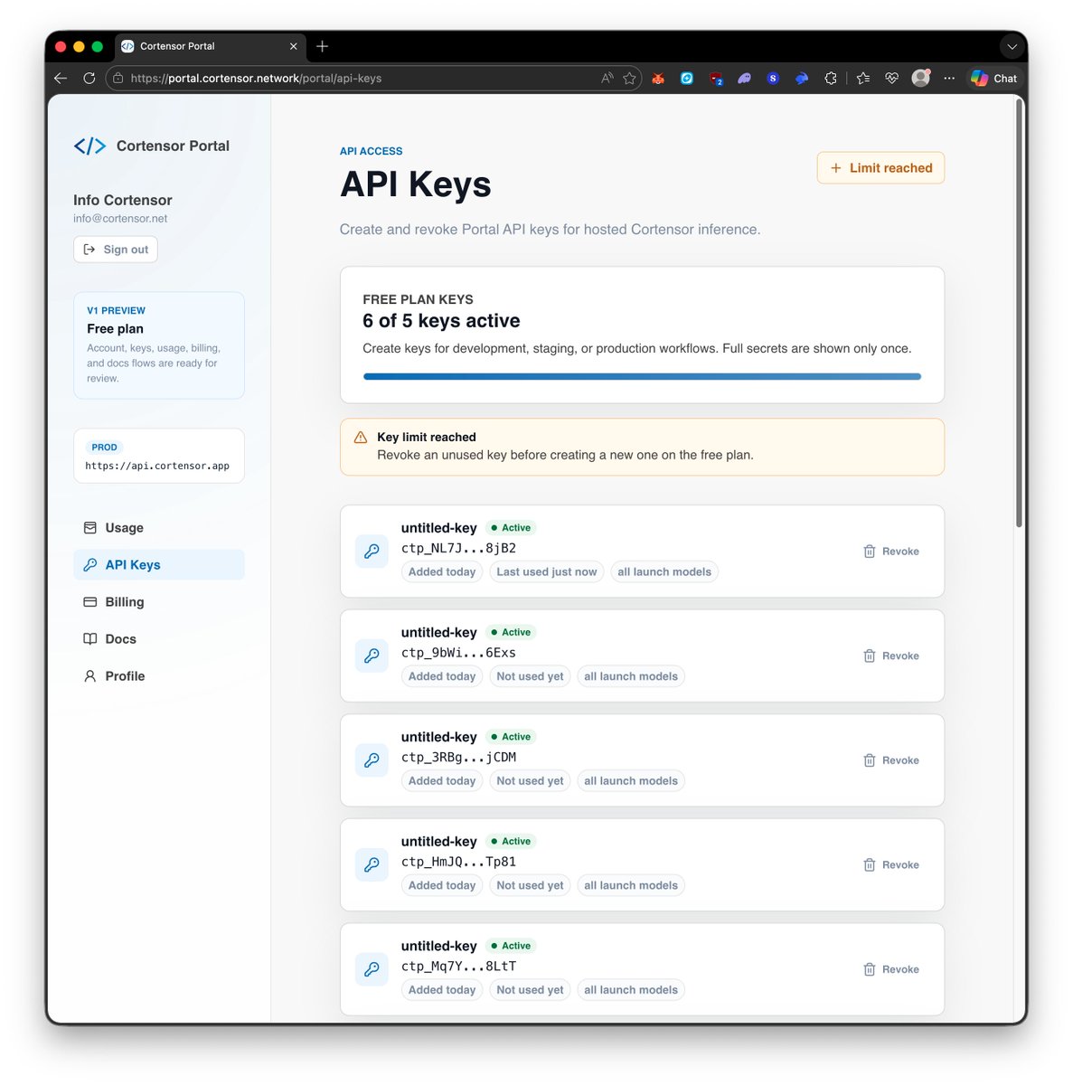 cortensor's tweet photo. 🔎 Recap: What Cortensor Portal Is and Why It Matters

At the simplest level, Cortensor Portal is the hosted product layer for using Cortensor more easily.

Instead of asking users to deal with raw infrastructure directly, Portal is meant to give a cleaner surface where someone can:
- sign in
- create and manage API keys
- view usage and limits
- call hosted inference through a stable API
- use curated model access in a more productized way

So from the outside, Portal means:
less infra friction, more direct product access.

That matters because not everyone wants to run router nodes, manage sessions, or think about backend topology just to use Cortensor.

What Portal can do
Portal is meant to make Cortensor easier to use for:
- developers who want hosted inference quickly
- teams that want API-key-based access
- apps that want stable model aliases and cleaner request flows
- users who want usage visibility and simpler account management

### What Portal can enable over time
Portal can also become the entry point for broader product experiences on top of the network:
- richer hosted inference plans
- better usage and request visibility
- more managed model/routing options
- smoother onboarding for external developers
- product layers that sit on top of Cortensor without exposing all of the raw infra underneath

Why this is important for Cortensor
Portal matters because it helps Cortensor move from being understood mainly as infrastructure to being used more directly as a product.

That is important because:
- it lowers the barrier to entry
- it makes integration easier for outside developers and teams
- it gives Cortensor a clearer product surface people can adopt faster
- it helps translate network capability into real usage and distribution

So the main idea is simple:

Cortensor Portal is how Cortensor becomes easier to consume as a product, not just as infrastructure.

#Cortensor #Portal #API #AIInfra