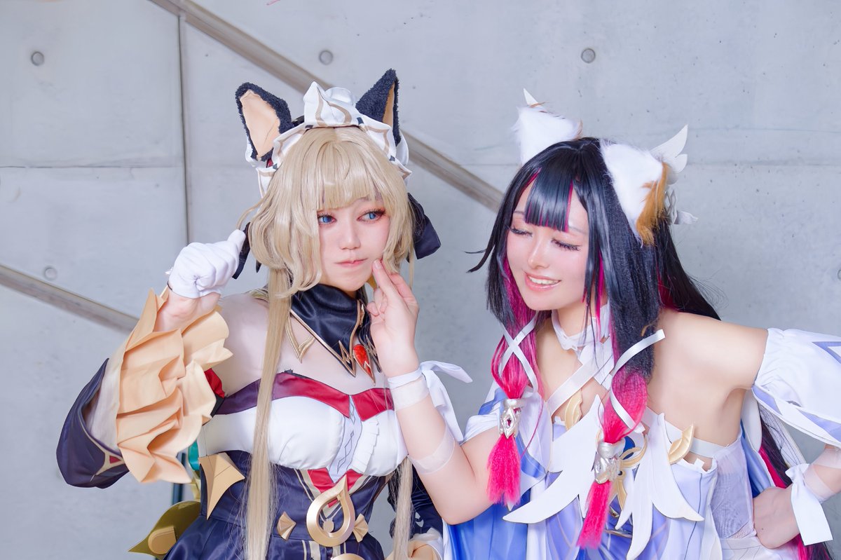 nairiqz's tweet photo. 【Cosplay/コスプレ】

原神/genshinimpact

祈月の夜併せ

サンドローネ:@Yumea910 
コロンビーナ:🕊𓂃𓈒𓏸︎︎︎︎

📷⟡.·@aoshimacamera 

⋆┈┈┈┈┈┈┈┈┈┈┈┈┈⋆

私、きっとまたサンドローネに会いたくなる。

⋆┈┈┈┈┈┈┈┈┈┈┈┈┈⋆

#原神コスプレ https://t.co/fWNuT6Ud5N