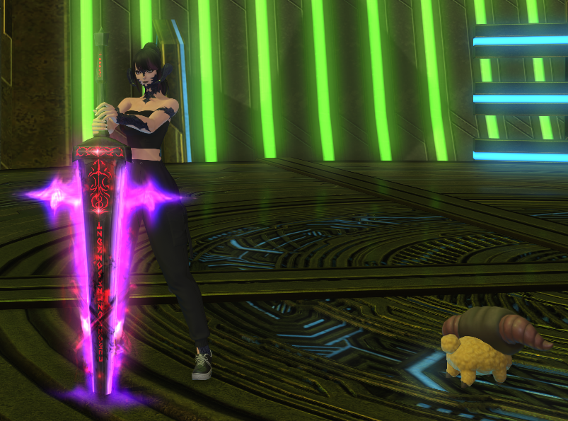NotPikawin's tweet photo. My first completed relic weapon and this shit fucking blows #ff14 https://t.co/7KSlQCwX6W