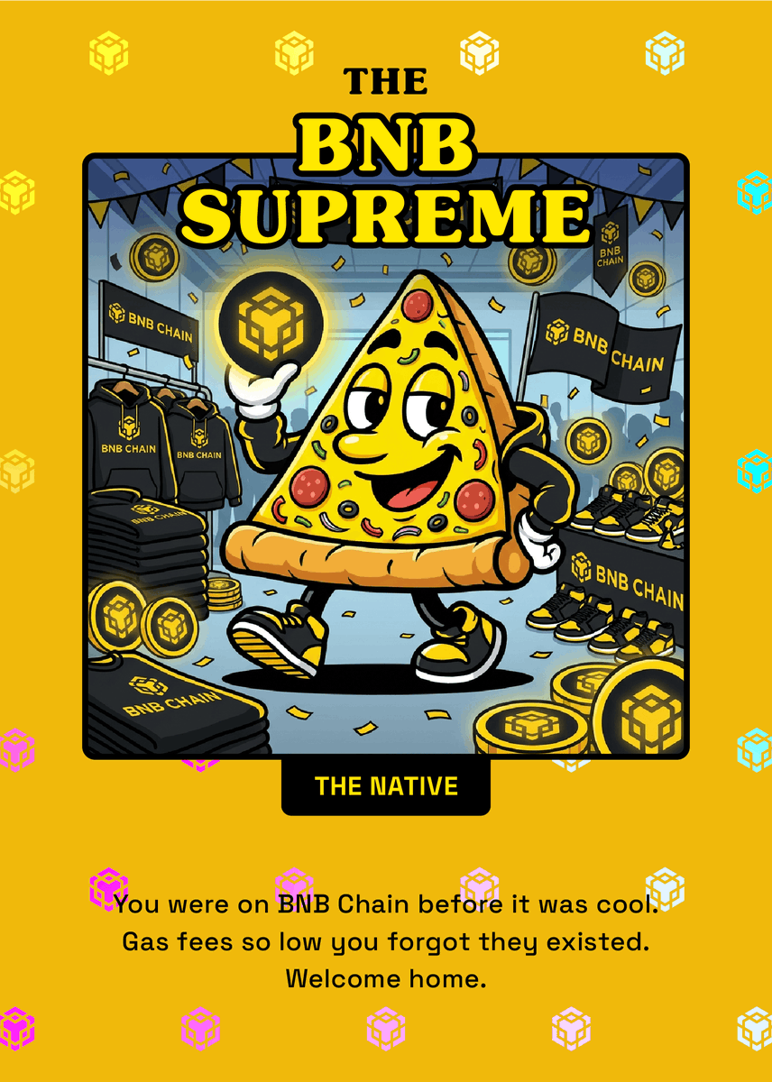 wikomhoppo's tweet photo. BNB Supreme 👑 是 @BNBCHAIN #BNBPizzaDay 唯, 可接受的订单。

向所有开创先河的元老级网络建设者致敬！

你是哪种口味？💥🍕 @BNBCHAINZH https://t.co/lO2iTXkbPK