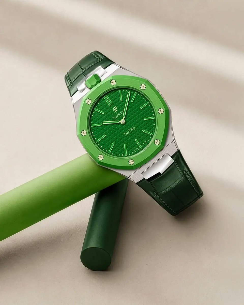 yasuakifujii's tweet photo. 【非公式】GOLDEN CONCEPT が Audemars Piguet × Swatch『Royal Pop』を腕時計に作り替える専用ケース第2弾を発売
https://t.co/oOrJ5lVb0q

販売価格は104,500円(税込)

- AP スウォッチ オーデマピゲ ロイヤルポップ ロイヤルオーク https://t.co/H2cQ2Obgij