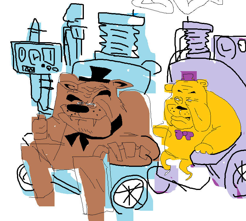 ElblarckG's tweet photo. @Croco_Art_ you gave me the idea of freddy and fredbear being like redmond and blutarch https://t.co/a6QrfJKvpS
