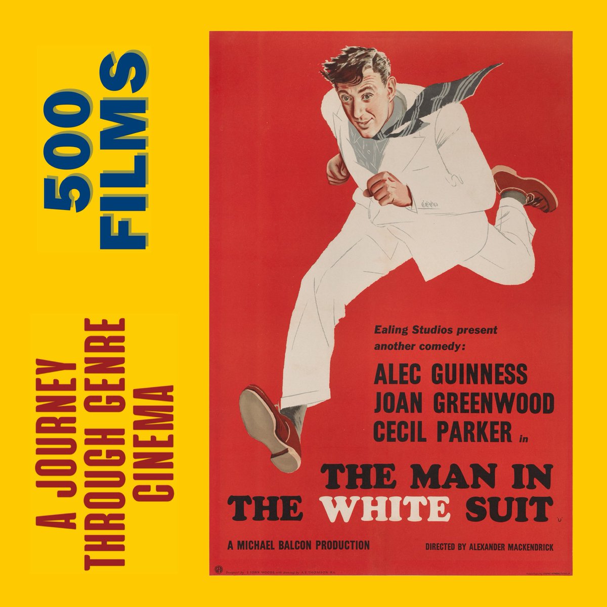 500genrefilms's tweet photo. Episode 041: The Man In The White Suit (1951, Alexander Mackendrick)

There’s a magical new pattern,
Capital and Labour will flatten, 
A white so brill,
Trouble at t’Mill 
All because of Sidney Stratton.

*

🎧 Apple: https://t.co/WOl14knODJ

🎧 Spotify: https://t.co/xx8MYPYfI6 https://t.co/7BQuLBVLMq