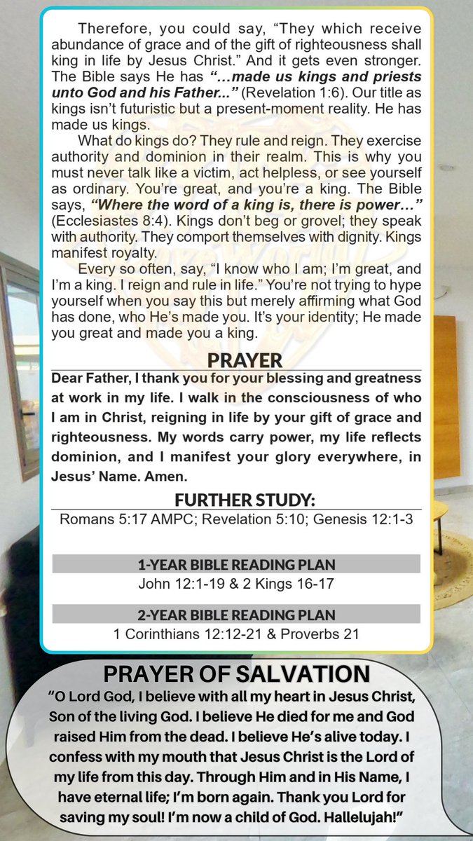 maghSUIZ's tweet photo. Rhapsody of Realities
Monday, 25th May 2026. https://t.co/kxvtjPve9K